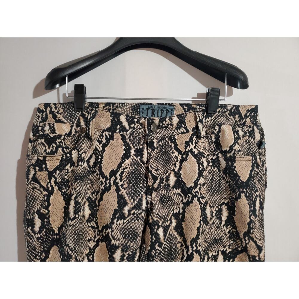 Tripp Nyc Daang Goodman Python Snake Print Skinny… - image 5